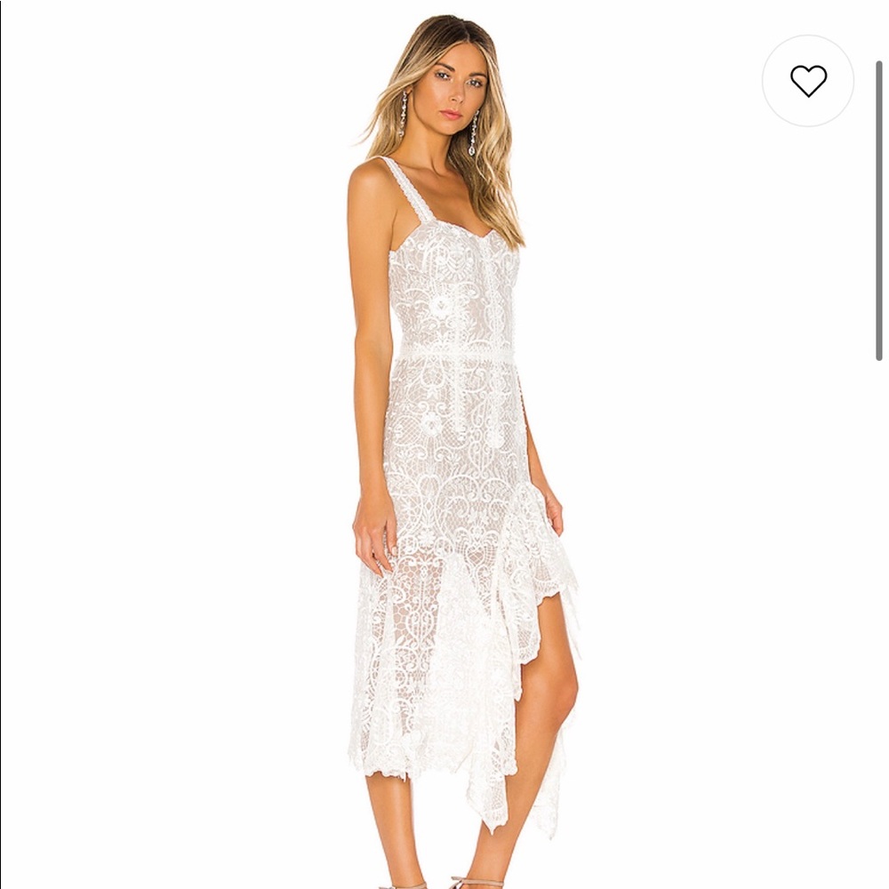 NWT Bronx and Banco Tiffany Blanc Dress in White